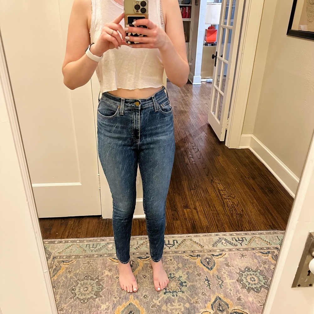 AG Mila High Waisted Skinny Jeans